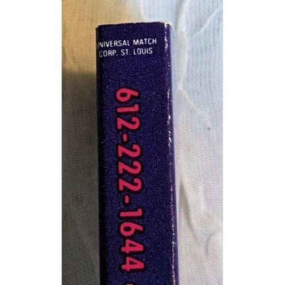 Steamboat Inn Matchbox Prescott Wisconsin Vtg Restaurant Book White Tip Matches - Picture 7 of 16